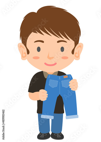 ジーンズショップの店員
