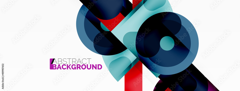 Creative geometric wallpaper. Circles, lines background. Business template for wallpaper, banner, background or landing Creative geometric wallpaper. Circles, lines background. Business template for wallpaper, banner, background or landing