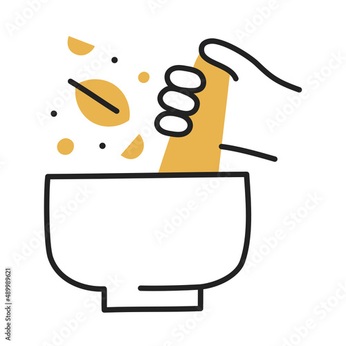 mortar