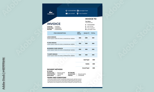 invoice design