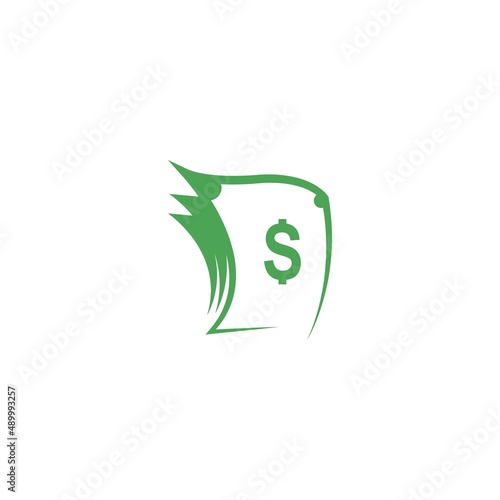 Money icon logo illustration template © siti