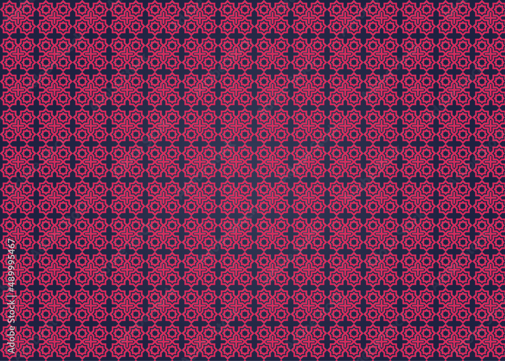 Seamless islamic pattern with lace Seamless islamic pattern with lace