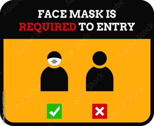 Face Mask is Required to Entry