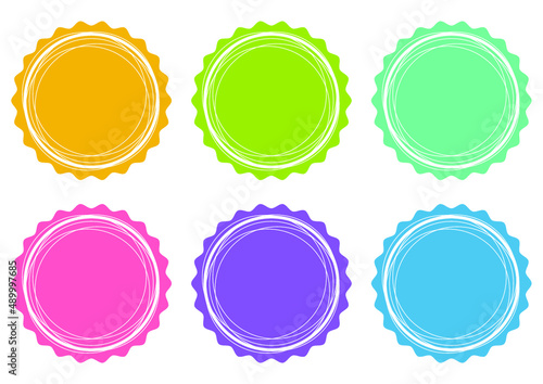 P_유치원 원형 이름표 라벨_C