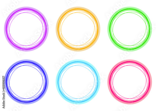 P_유치원 원형 이름표 라벨_C