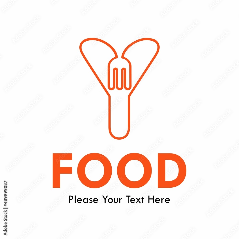 Fototapeta premium Letter Y logo template illustration. suitable for food and catering businesses, cooking business, fast food, restaurant, cookware shops, cuisine stores etc