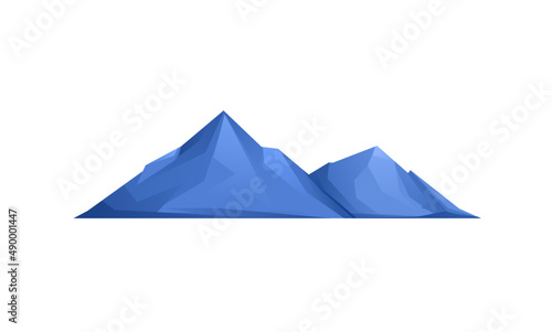 Blue mountain illustration