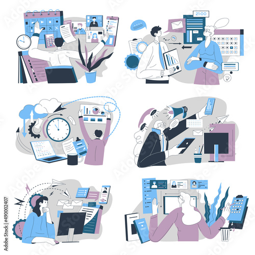 Management and organization at working spaces