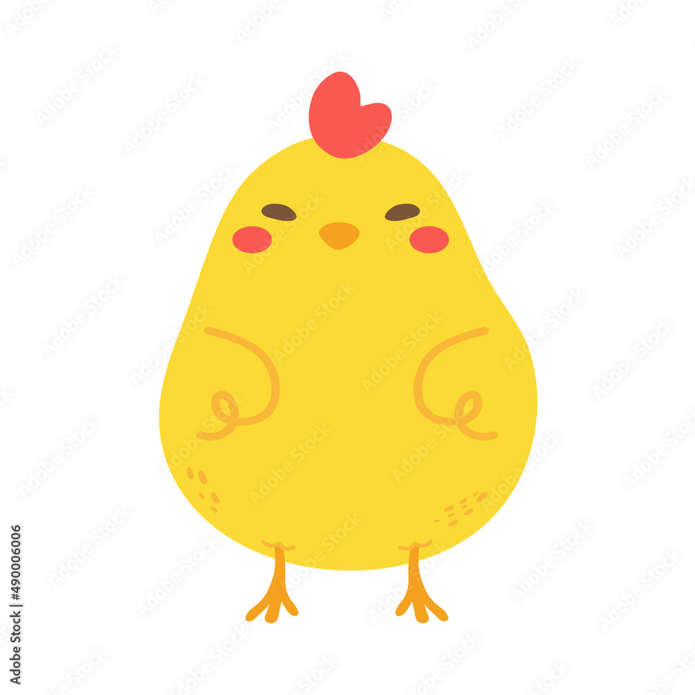 cartoon little chick Hatched eggs on Easter. decorate greeting cards for children cartoon little chick Hatched eggs on Easter. decorate greeting cards for children
