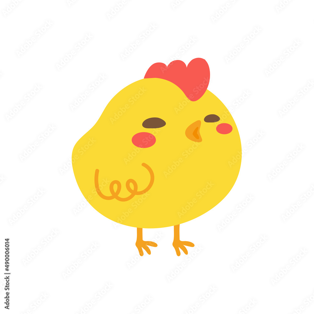 cartoon little chick Hatched eggs on Easter. decorate greeting cards for children cartoon little chick Hatched eggs on Easter. decorate greeting cards for children