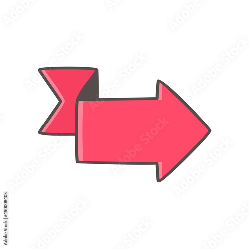 hand drawn triangular swirl arrow recycling concept