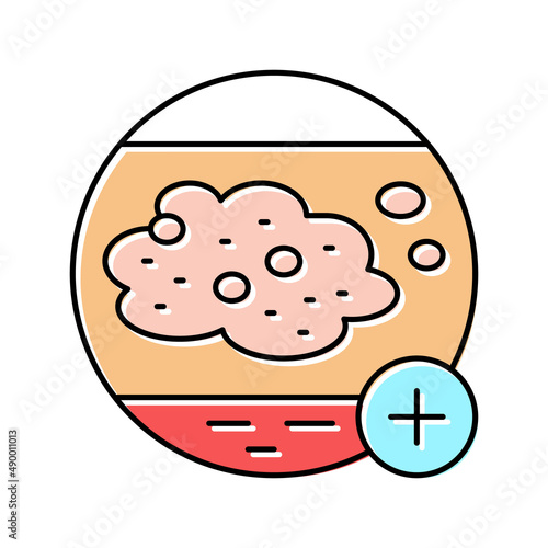 psoriasis clinic color icon vector illustration