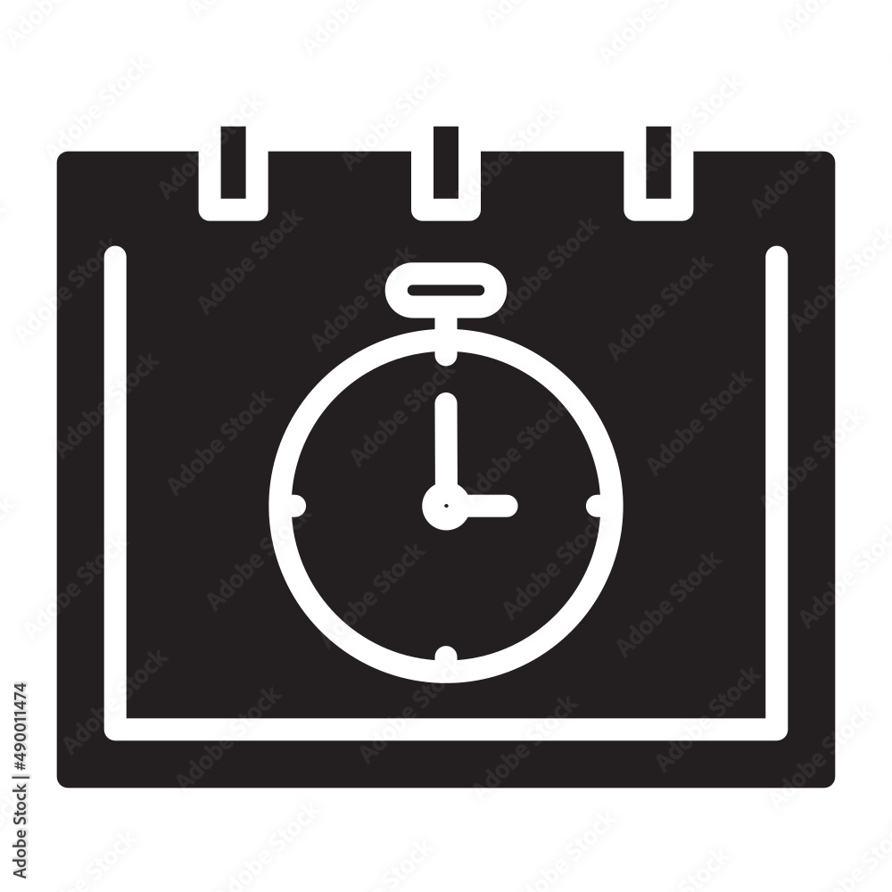 Illustration of Calendar design icon Illustration of Calendar design icon