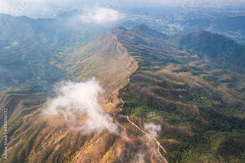 epic aerial view of Wong Leng, Pat Sin Leng, the Mountain landscape © gormakuma