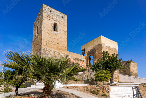 the Moorish Alora Castle in the Andalusian village of Alora