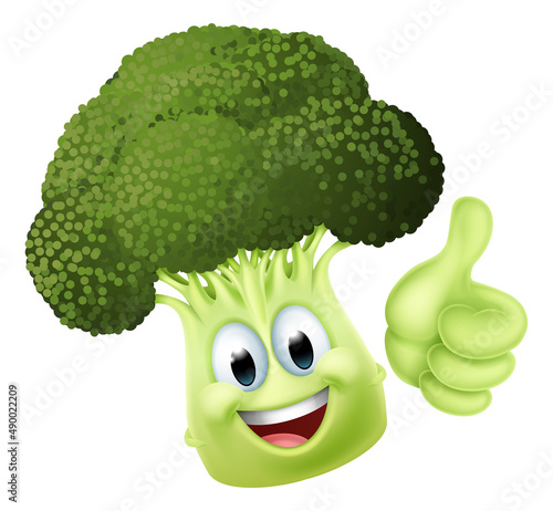 Broccoli Vegetable Cartoon ...