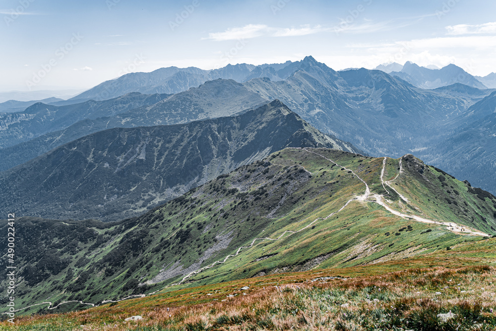 Obraz premium Tatra National Park - View from Kopa Kondracka - Summer in the mountains