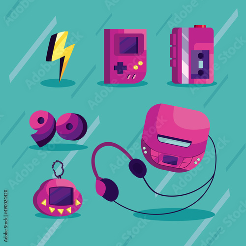 six 90s items