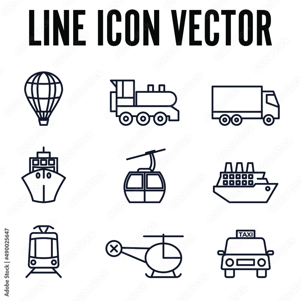 Transport, heavy duty machines set icon symbol template for graphic and web design collection logo vector illustration Transport, heavy duty machines set icon symbol template for graphic and web design collection logo vector illustration