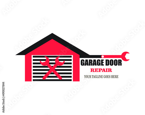 garage building logo design vector inspiration	
