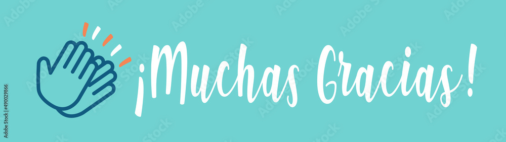Obraz premium Muchas gracias