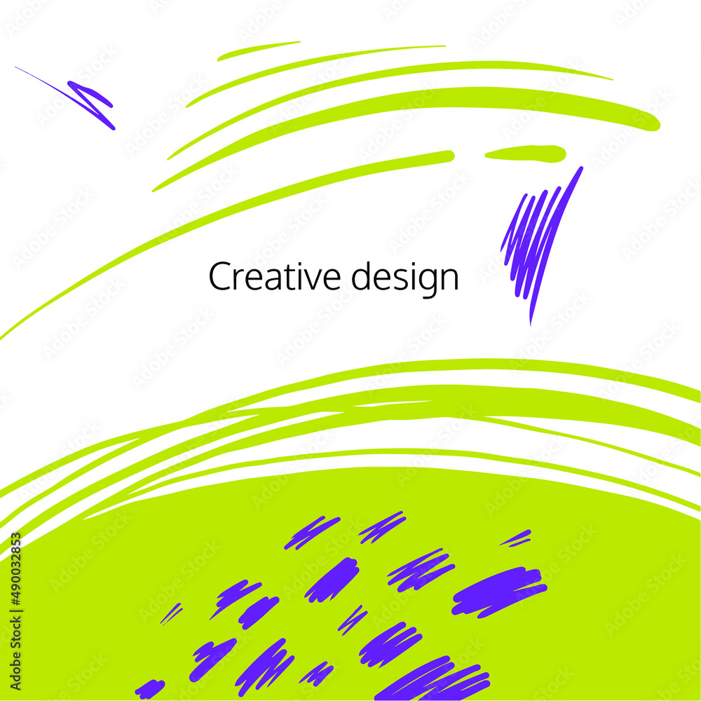 Obraz premium Vector illustration. Abstract bright office