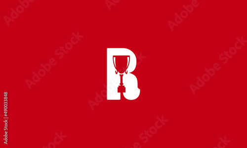 R trophy icon logo  photo