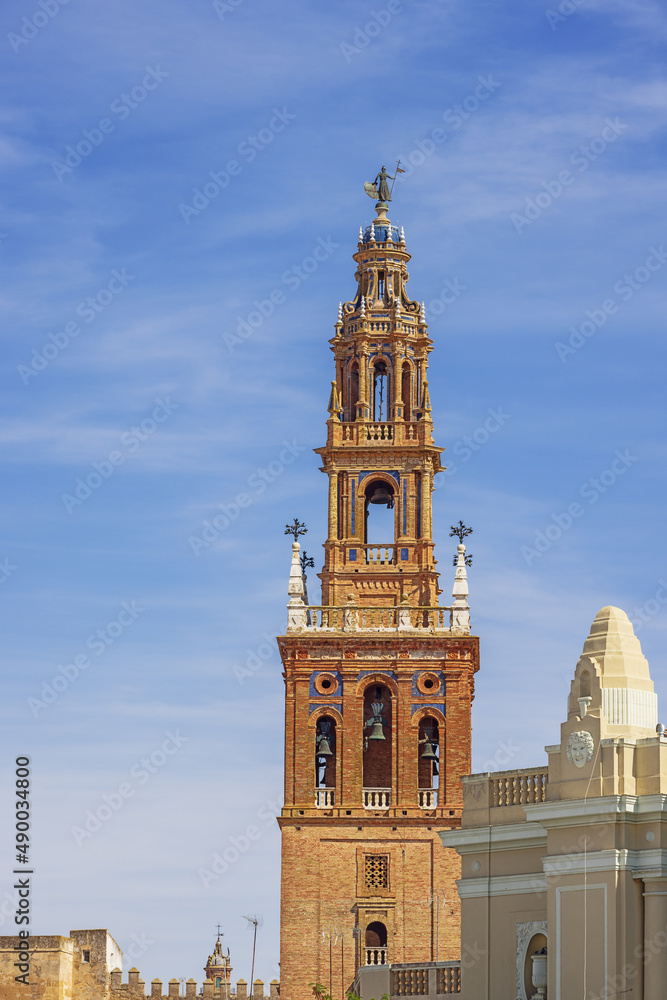 The tower of the San Pedro church in Carmona