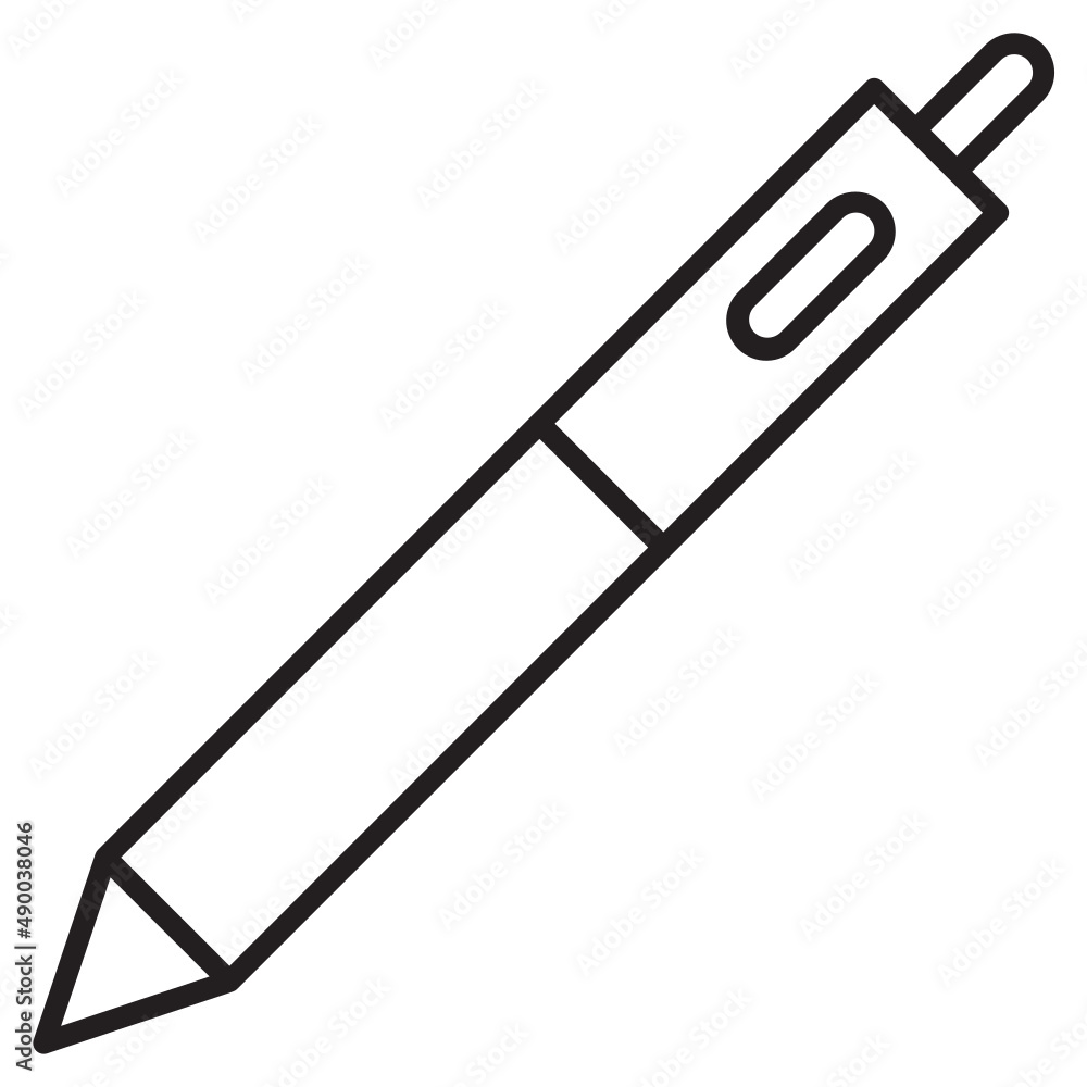 Illustration of Pen design icon Illustration of Pen design icon