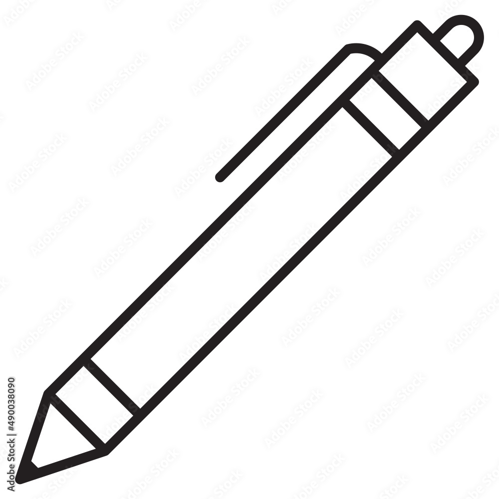 Illustration of Pen design icon Illustration of Pen design icon