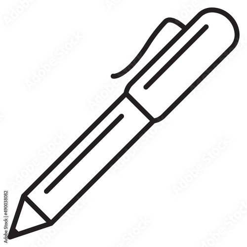 Illustration of Pen design icon