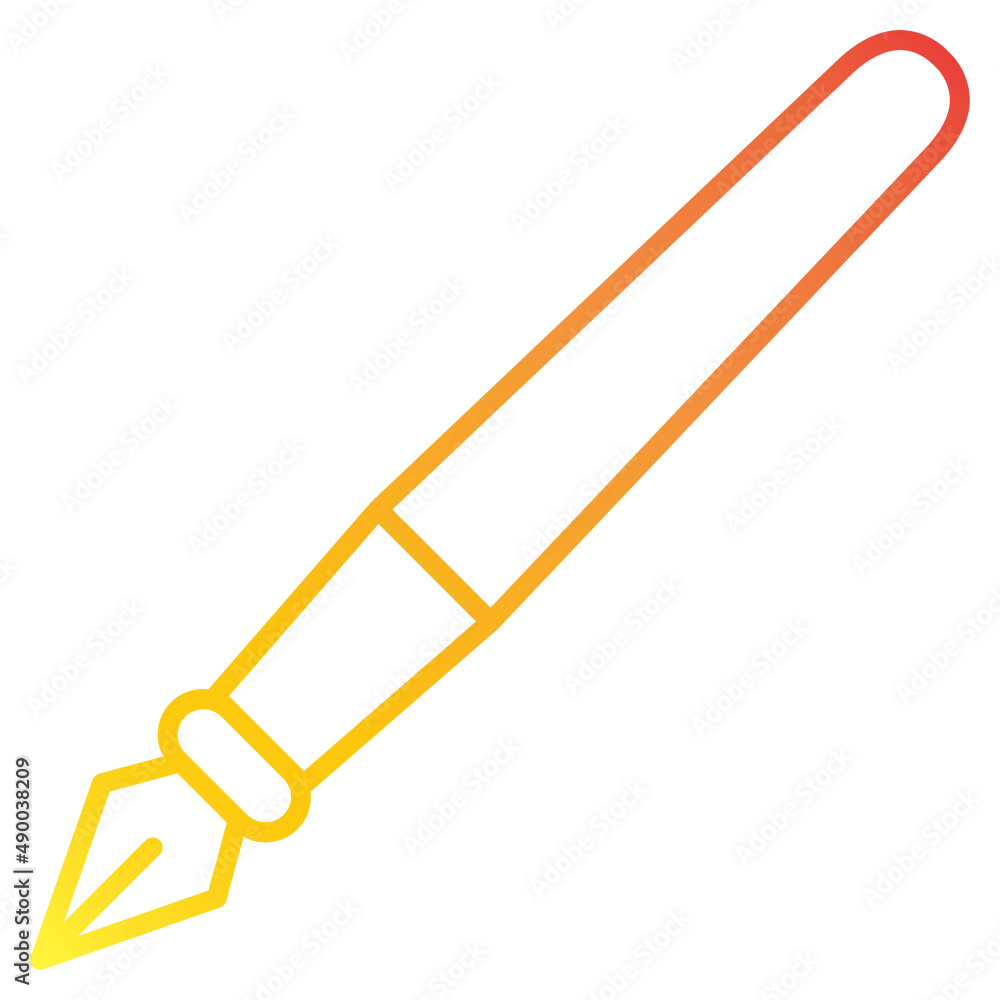 Illustration of Pen design icon Illustration of Pen design icon