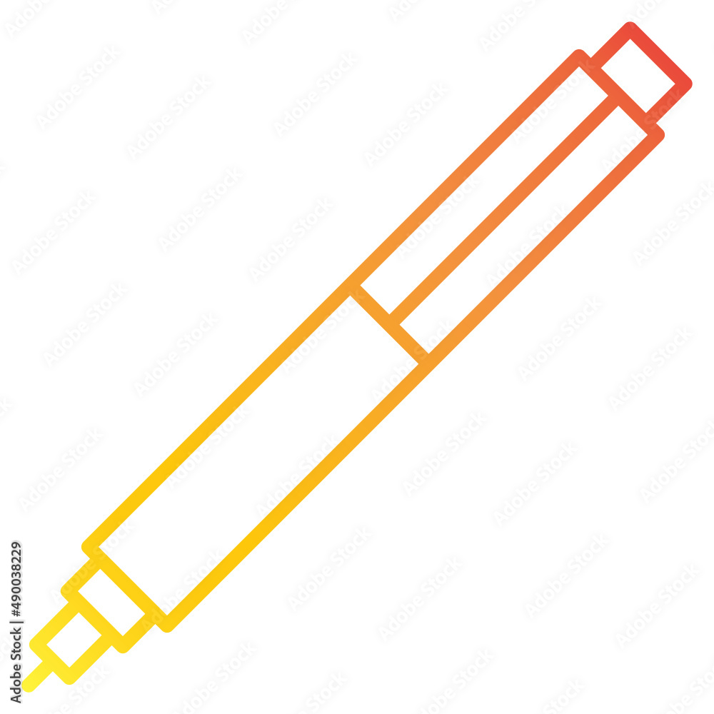 Illustration of Pen design icon Illustration of Pen design icon
