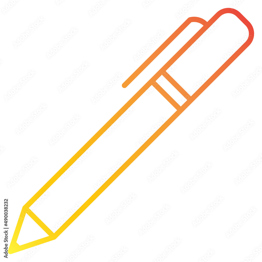 Illustration of Pen design icon Illustration of Pen design icon
