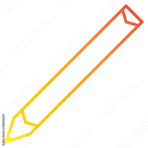 Illustration of Pencil design icon