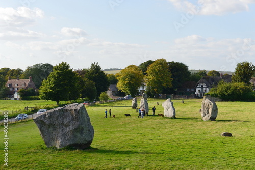 averbury standing stones photo