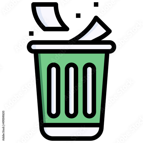 LITTER filled outline icon,linear,outline,graphic,illustration