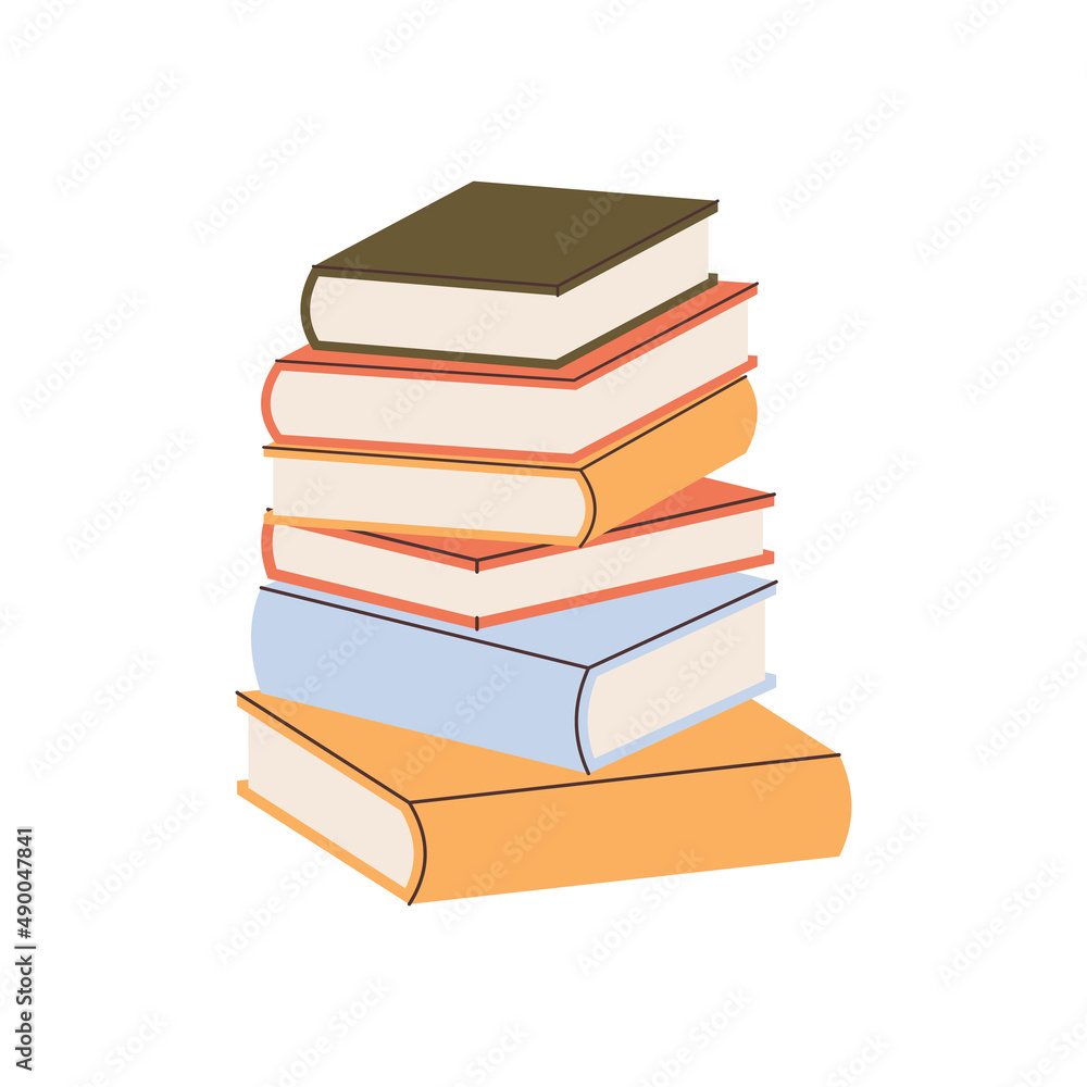 Hand drawn books element for your design Hand drawn books element for your design