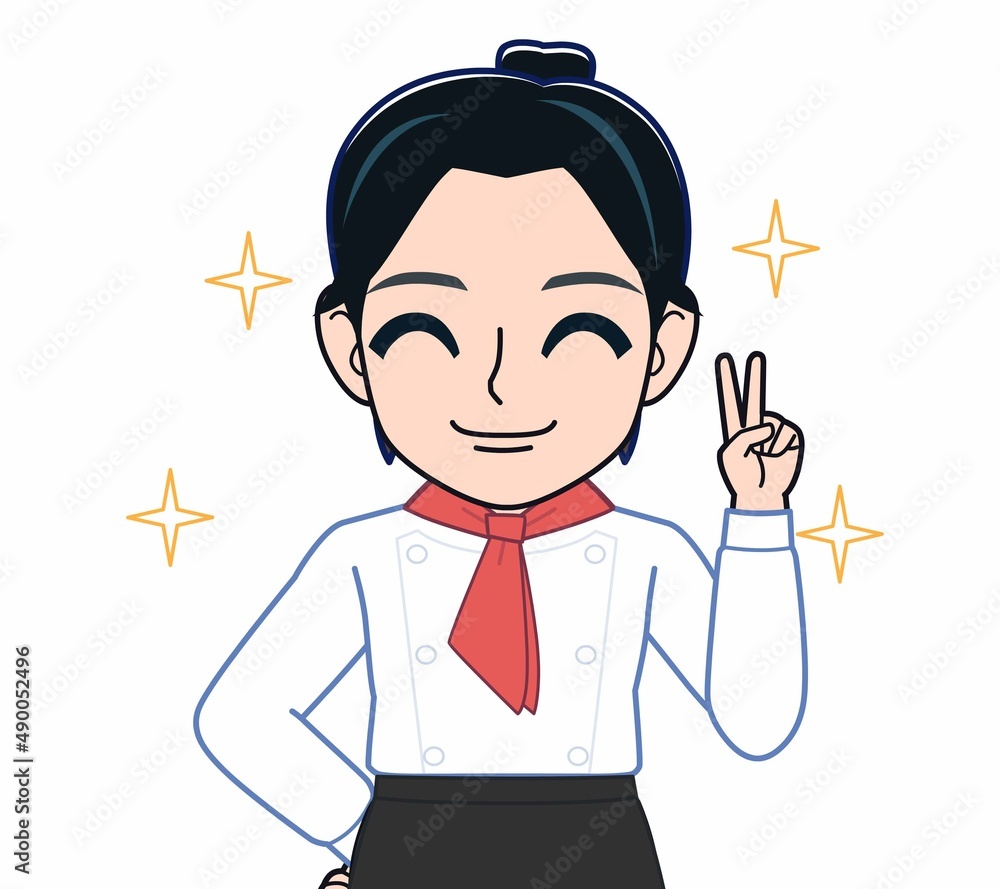 レストランの店員