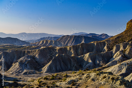 Mountain view. Tabernas desert in Spain