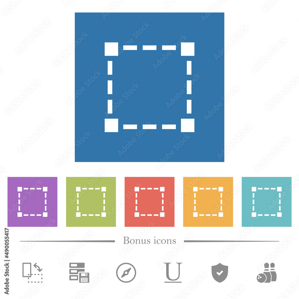 Selection tool solid flat white icons in square backgrounds Selection tool solid flat white icons in square backgrounds