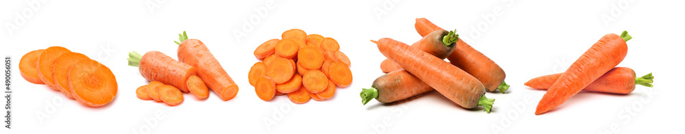 carrots isolated on white background carrots isolated on white background