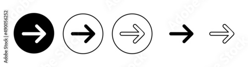 Free Download Arrow icons set. Arrow sign and symbol for web design. - GFXLoad