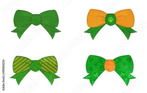 St. Patrick's Day cute ribbon set