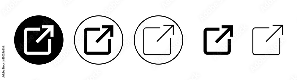 External link icons set. link sign and symbol. hyperlink symbol External link icons set. link sign and symbol. hyperlink symbol