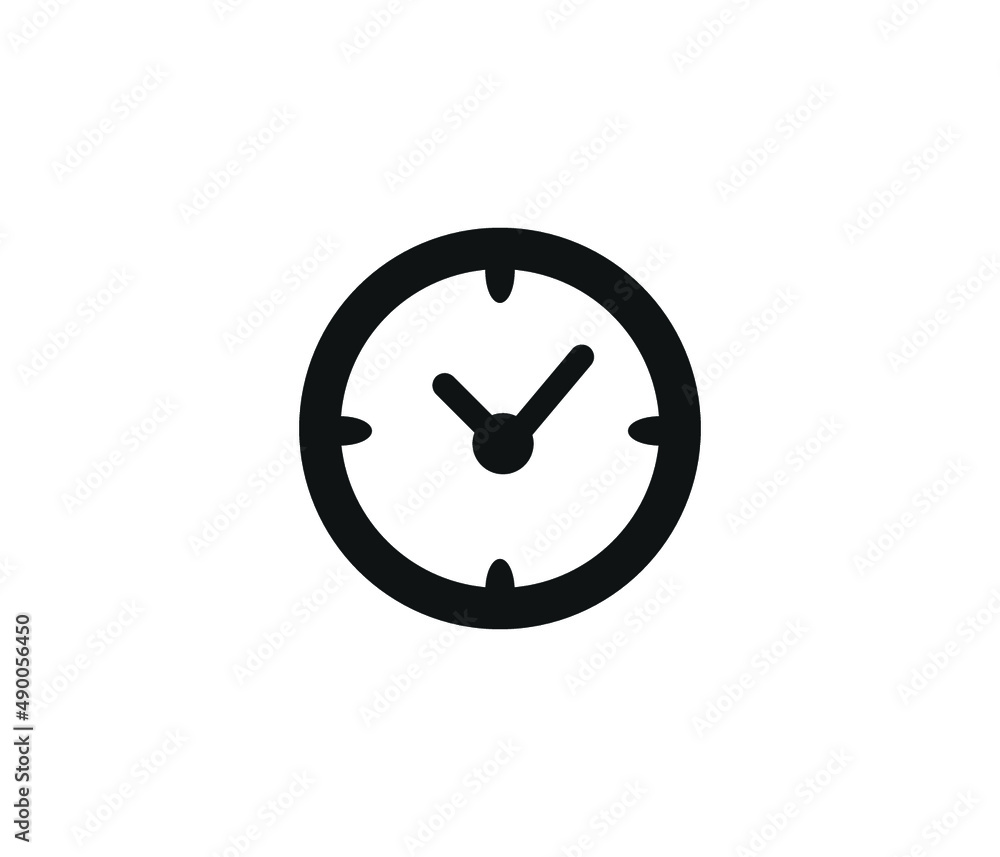 wall clock time Icon vector eps wall clock time Icon vector eps