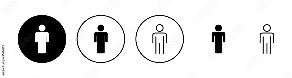 Man icons set. male sign and symbol. human symbol Man icons set. male sign and symbol. human symbol
