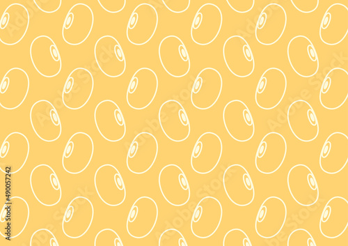 Soybean vector. soybean pattern vector. soybean on white background. wallpaper.