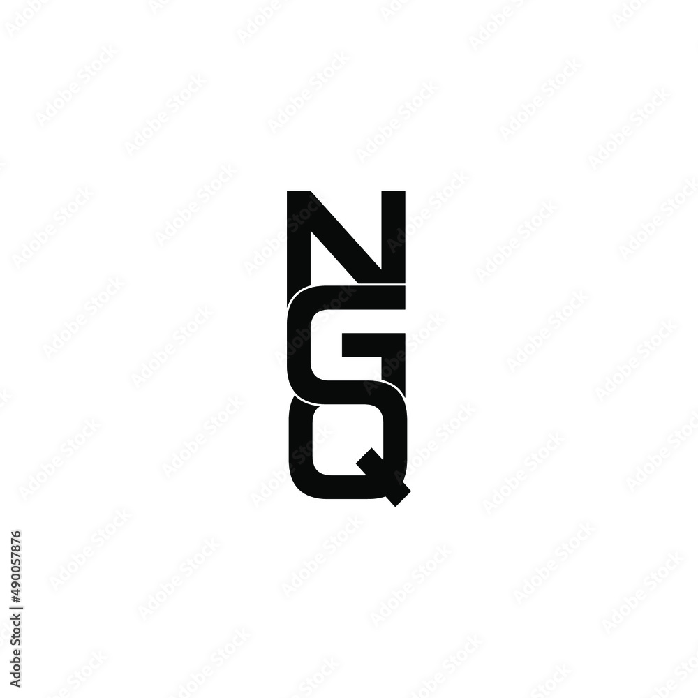 ngq letter original monogram logo design ngq letter original monogram logo design