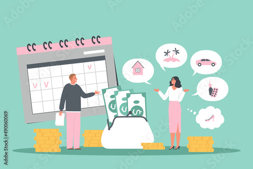 Family Budget Planning Concept
